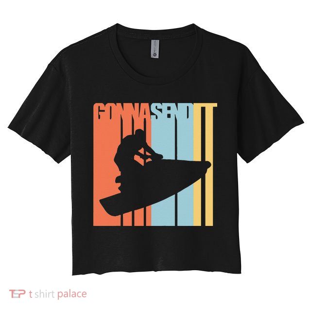 Jet Ski Jet Skier Tee Jet Skiing Crop Top