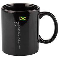 Jamaica Signature Jamaican Flag 11oz C Handle Ceramic Mug