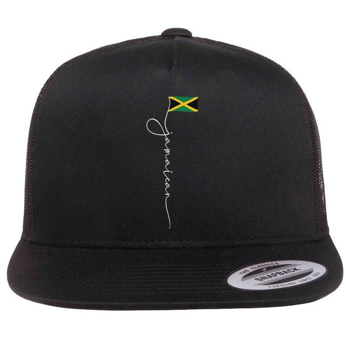 Jamaica Signature Jamaican Flag Flatbill Hat