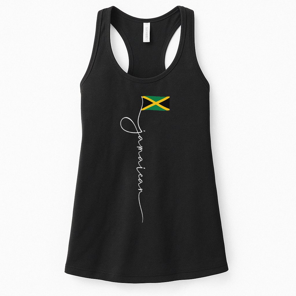 Jamaica Signature Jamaican Flag Womens Tank Top