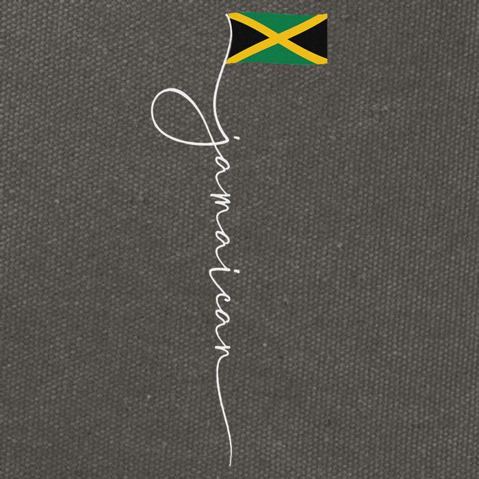 Jamaica Signature Jamaican Flag Cotton Canvas Backpack