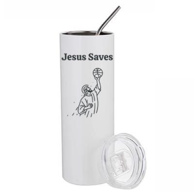 Jesus Saves Stainless Steel Tumbler