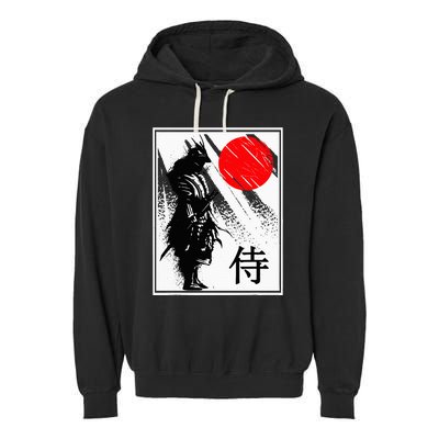 Japanese Samurai Garment-Dyed Fleece Hoodie