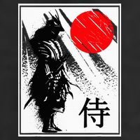 Japanese Samurai 7 Panel Mesh Trucker Snapback Hat