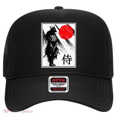 Japanese Samurai High Crown Mesh Back Trucker Hat
