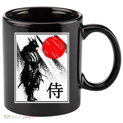 Japanese Samurai 11oz C Handle Ceramic Mug