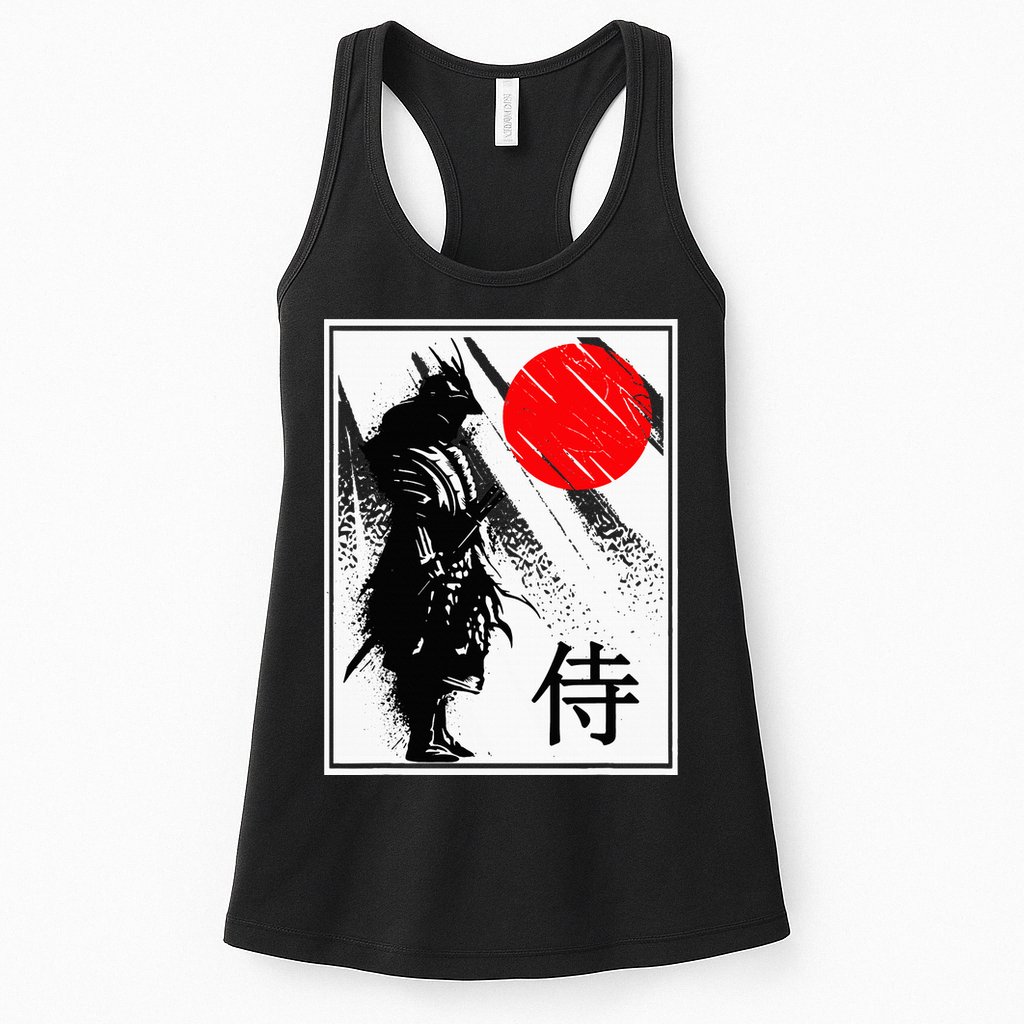 Japanese Samurai Womens Tank Top