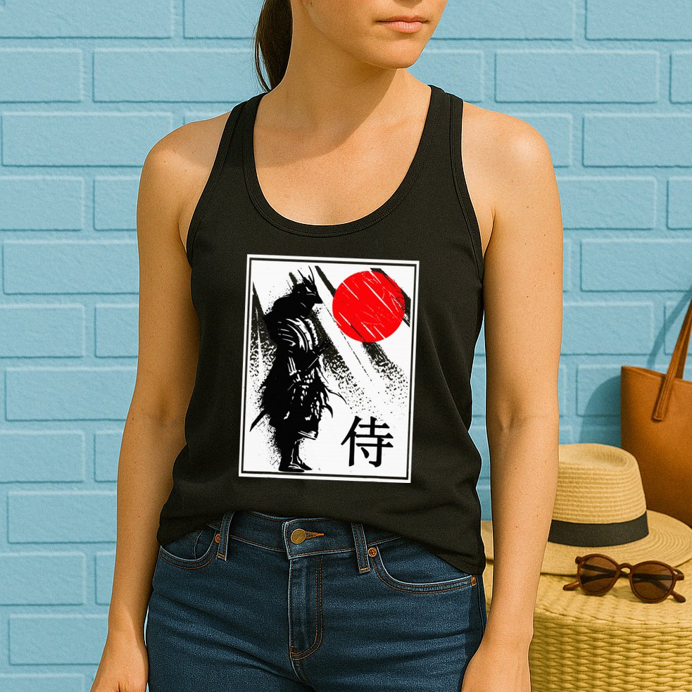 Japanese Samurai Womens Tank Top