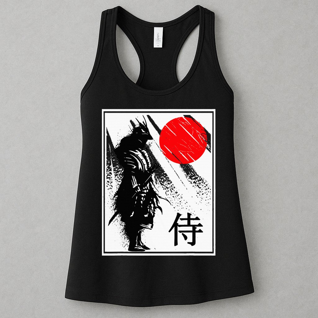 Japanese Samurai Womens Tank Top