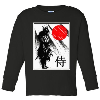 Japanese Samurai Toddler Long Sleeve Shirt