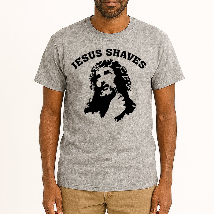 Jesus Shaves Tall T-Shirt