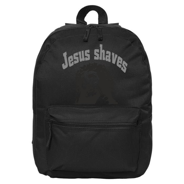 Jesus Shaves 16 in Basic Backpack