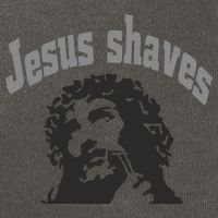 Jesus Shaves Cotton Canvas Backpack