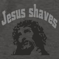 Jesus Shaves Vector Backpack