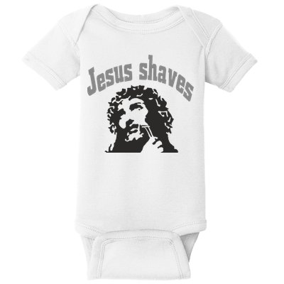 Jesus Shaves Baby Bodysuit