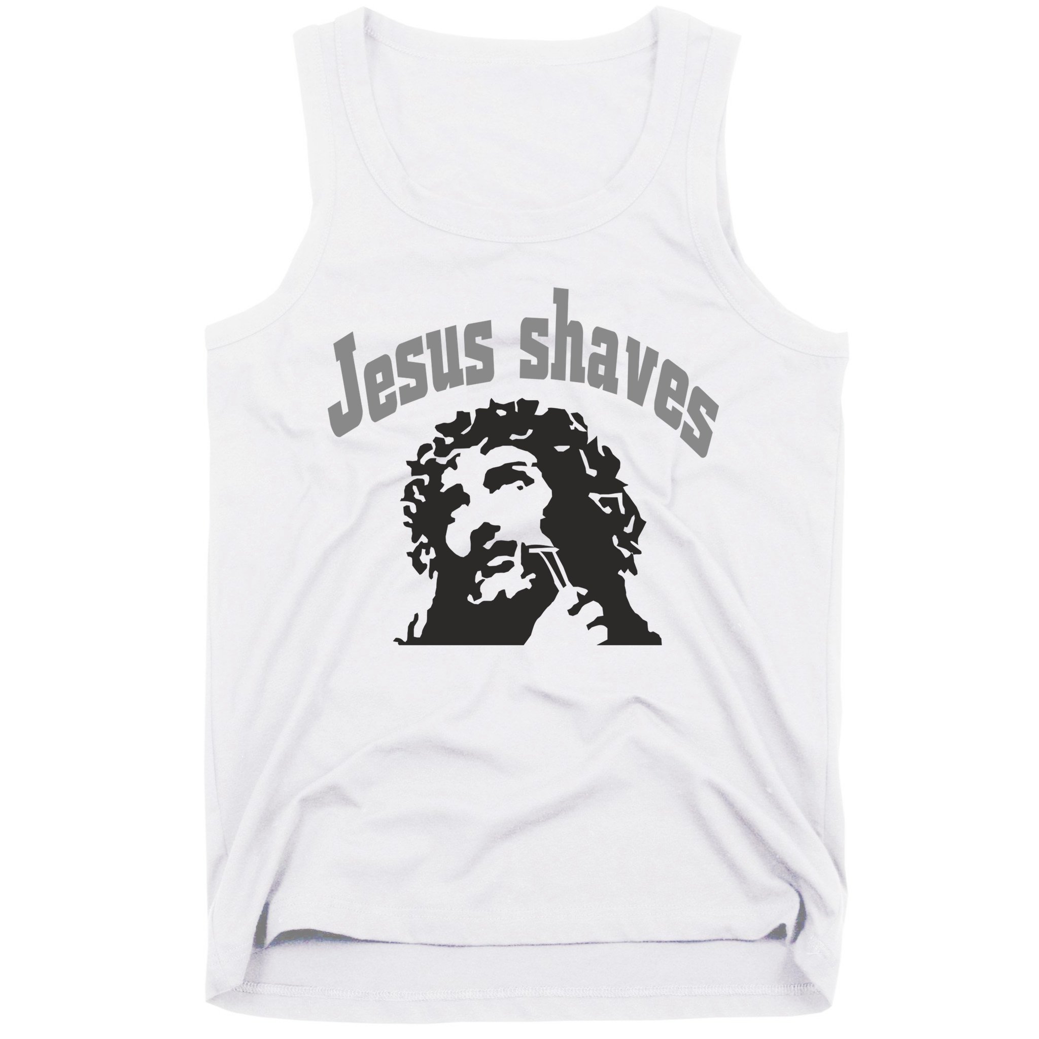 Jesus Shaves Tank Top