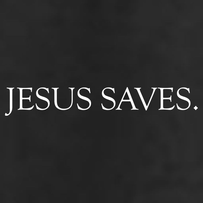 JESUS SAVES 7 Panel Mesh Trucker Snapback Hat