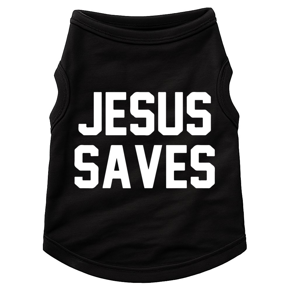 JESUS SAVES Doggie Tank