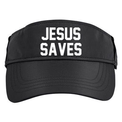 JESUS SAVES Adult Drive Performance Visor