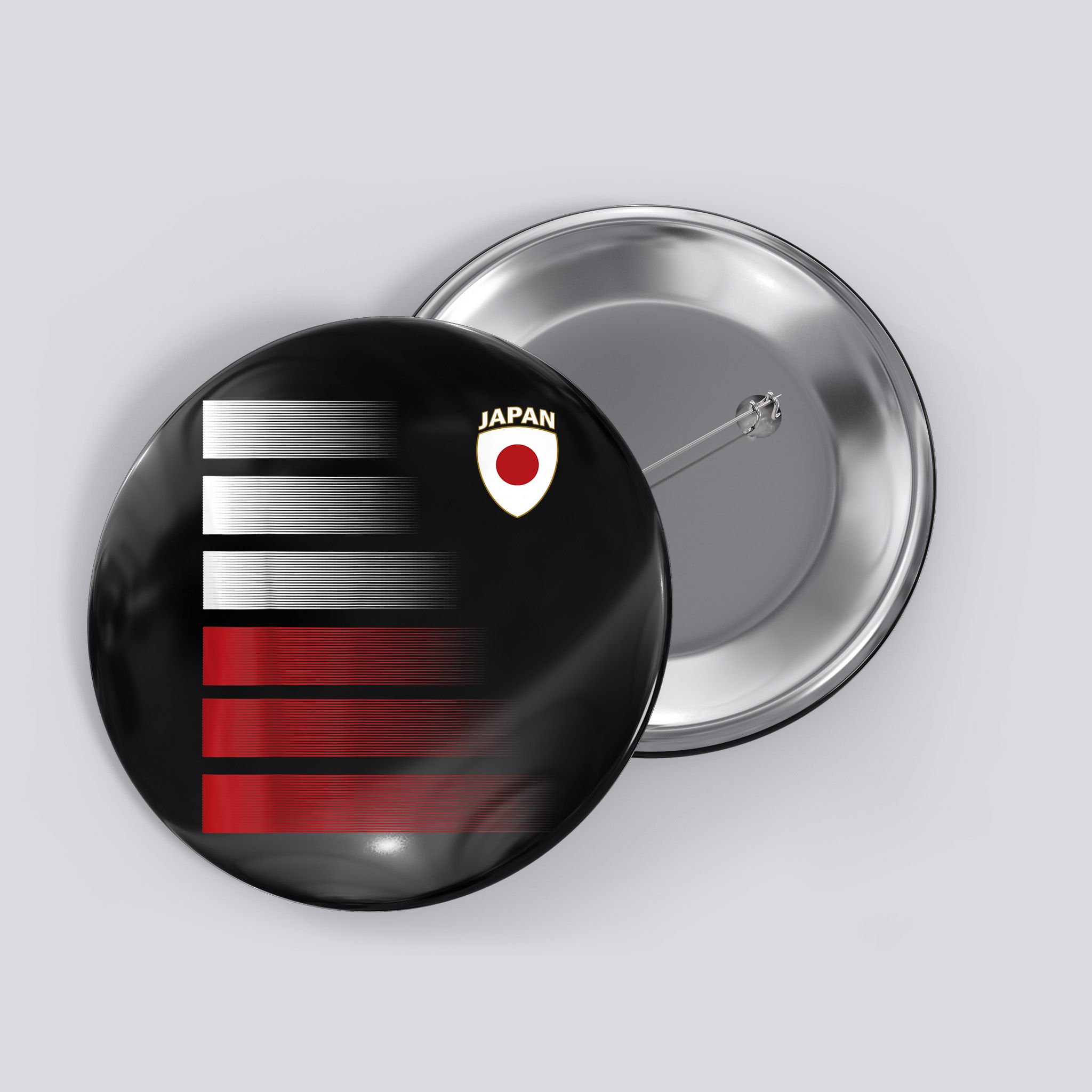Japanese Soccer Jersey Japan Football Japan Flag Button