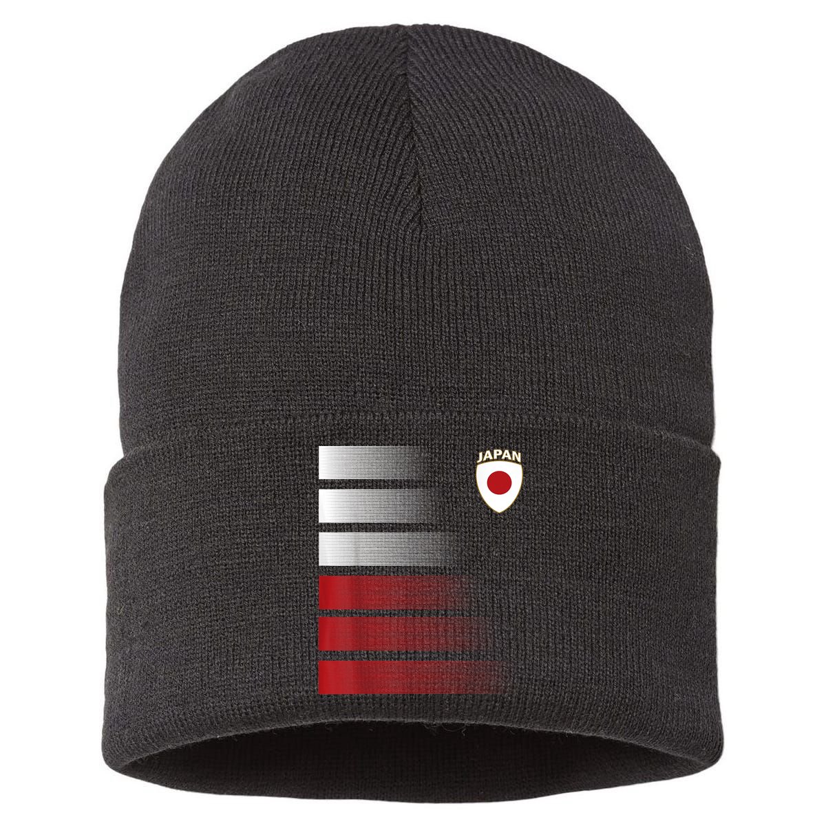 Japanese Soccer Jersey Japan Football Japan Flag Sustainable Knit Beanie
