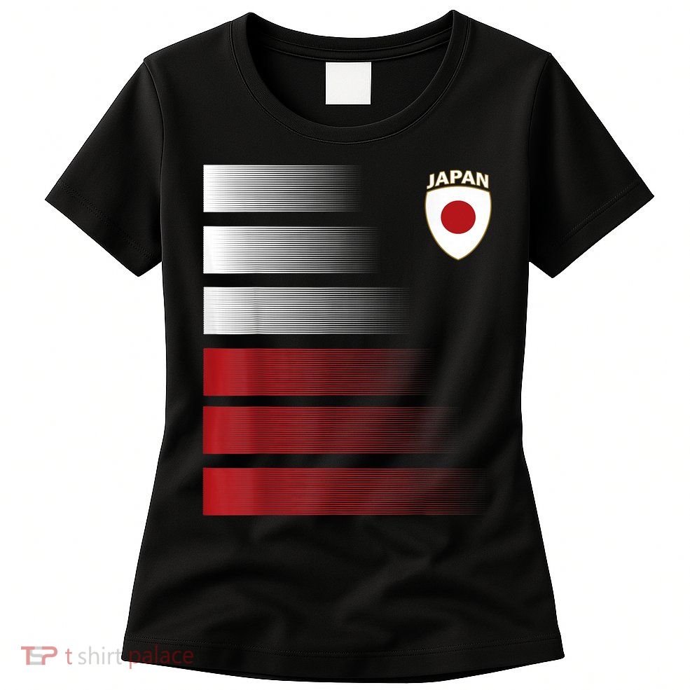 Japanese Soccer Jersey Japan Football Japan Flag Womens T-Shirt