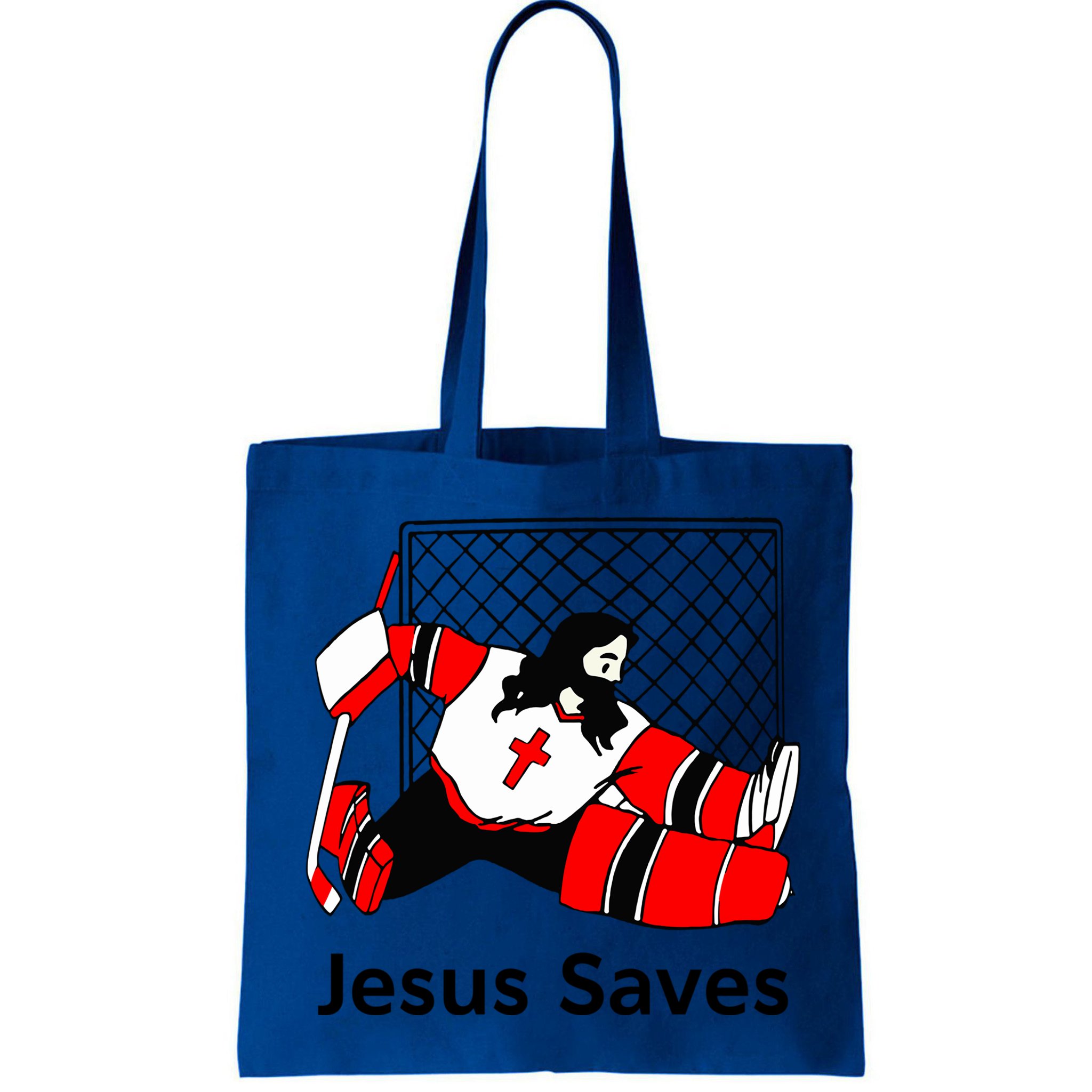 Jesus Saves Jesus Saved Hockey Funny Gift Bag