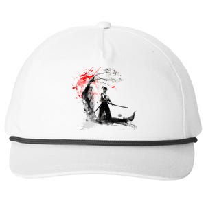 Japanese Samurai Snapback Five-Panel Rope Hat