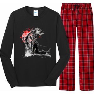 Japanese Samurai Long Sleeve Pajama Set