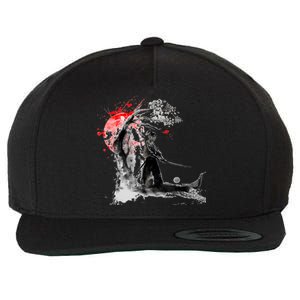 Japanese Samurai Wool Snapback Cap