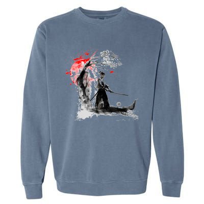 Japanese Samurai Garment-Dyed Sweatshirt