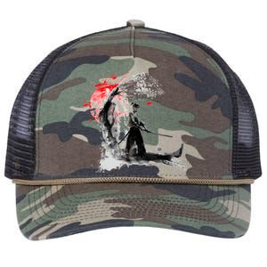 Japanese Samurai Retro Rope Trucker Hat Cap