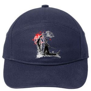 Japanese Samurai 7-Panel Snapback Hat