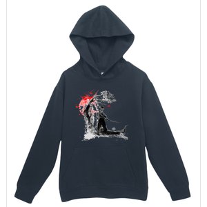 Japanese Samurai Urban Pullover Hoodie