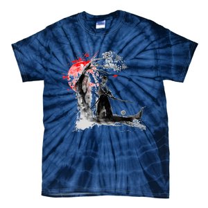 Japanese Samurai Tie-Dye T-Shirt