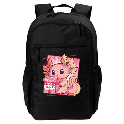 Japanese Style Kawaii Axolotl Strawberry Milk Anime Backpack