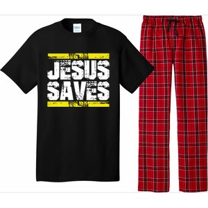 Jesus Saves Lord God Church Christ Love Faith Gift Pajama Set