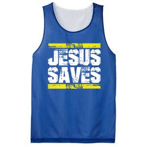 Jesus Saves Lord God Church Christ Love Faith Gift Mesh Reversible Basketball Jersey Tank