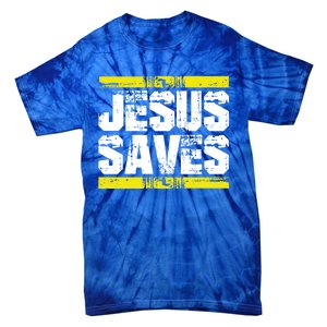 Jesus Saves Lord God Church Christ Love Faith Gift Tie-Dye T-Shirt