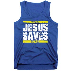 Jesus Saves Lord God Church Christ Love Faith Gift Tank Top