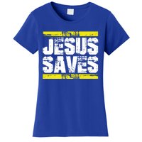 Jesus Saves Lord God Church Christ Love Faith Gift Women's T-Shirt