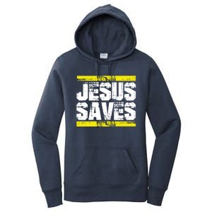 Jesus Saves Lord God Church Christ Love Faith Gift Women's Pullover Hoodie