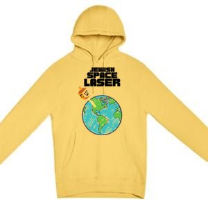 Jewish Space Laser Insane Funny Conspiracy Theory Premium Pullover Hoodie