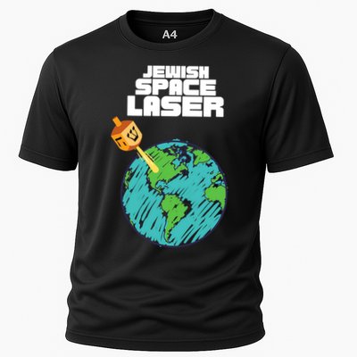 Jewish Space Laser Insane Funny Conspiracy Theory Cooling Performance Crew T-Shirt
