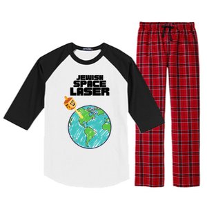 Jewish Space Laser Insane Funny Conspiracy Theory Raglan Sleeve Pajama Set