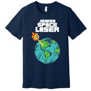 Jewish Space Laser Insane Funny Conspiracy Theory Premium T-Shirt