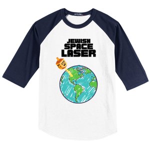 Jewish Space Laser Insane Funny Conspiracy Theory Baseball Sleeve Shirt