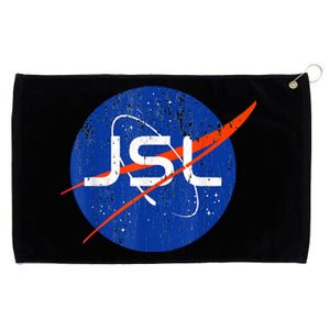 Jewish Space Laser Logo Badge Distressed Funny Meme Grommeted Golf Towel