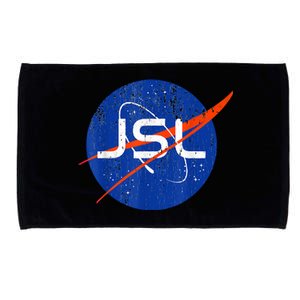 Jewish Space Laser Logo Badge Distressed Funny Meme Microfiber Hand Towel