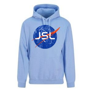 Jewish Space Laser Logo Badge Distressed Funny Meme Unisex Surf Hoodie